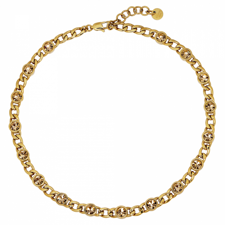 COLLANA HALSBAND Guld i gruppen Halsband / Guldhalsband hos SCANDINAVIAN JEWELRY DESIGN (460510)