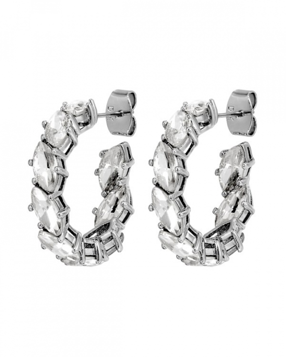 TAMARIN CRYSTAL Örhängen Silver i gruppen Örhängen / Silverörhängen hos SCANDINAVIAN JEWELRY DESIGN (470018)