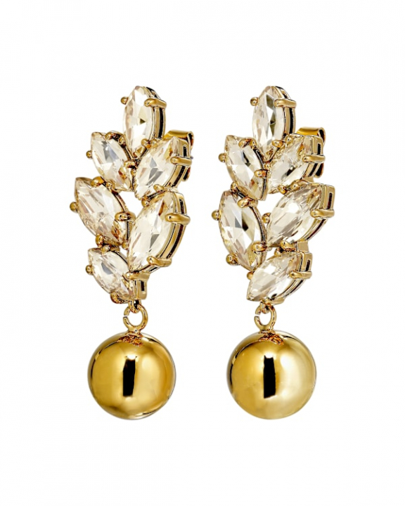 BALETE GOLDEN Örhängen Guld i gruppen Örhängen / Guldörhängen hos SCANDINAVIAN JEWELRY DESIGN (470025)