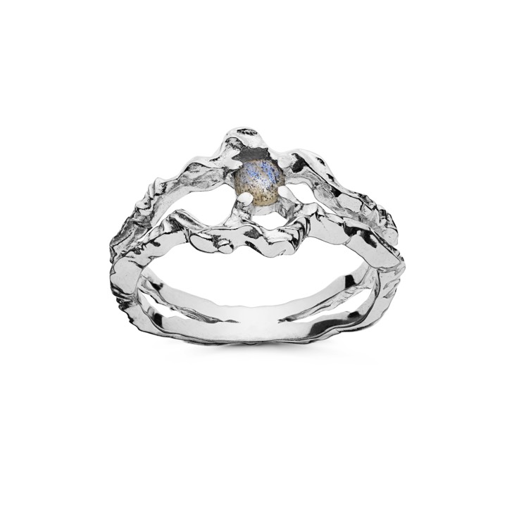 Shelly ring (silver) i gruppen Ringar / Silverringar hos SCANDINAVIAN JEWELRY DESIGN (4738c)