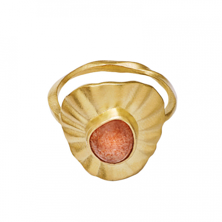Lotus Ring Guld  i gruppen Ringar / Guldringar hos SCANDINAVIAN JEWELRY DESIGN (4799a)
