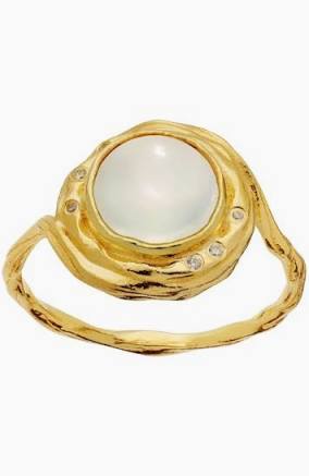 Zahra Ring Guld i gruppen Ringar / Guldringar hos SCANDINAVIAN JEWELRY DESIGN (4867A)