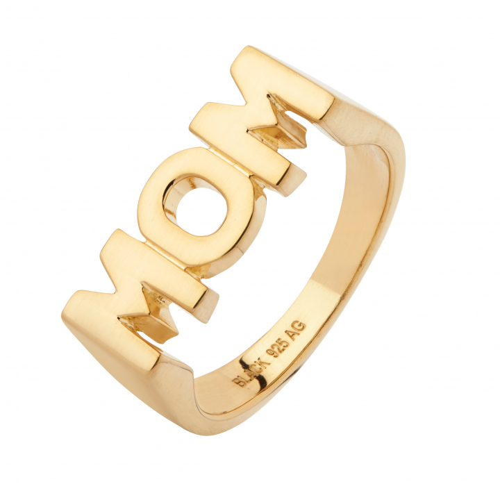 MARIA BLACK Mom Ring Goldplated Silver 56