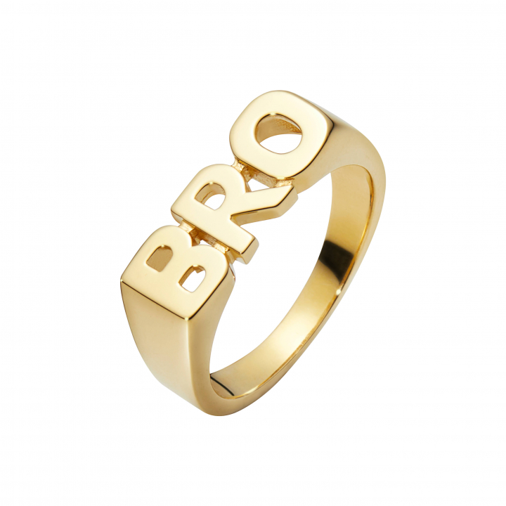 MARIA BLACK BRO Ring Goldplated Silver 46