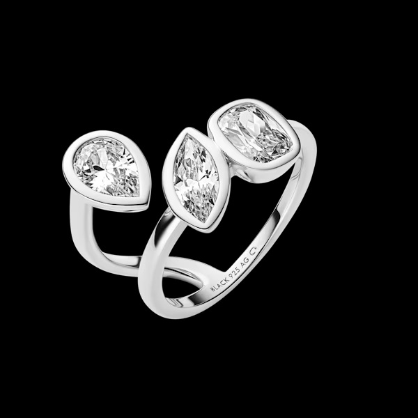 You & Me Baby Ring Silver i gruppen Ringar / Silverringar hos SCANDINAVIAN JEWELRY DESIGN (500490AG)