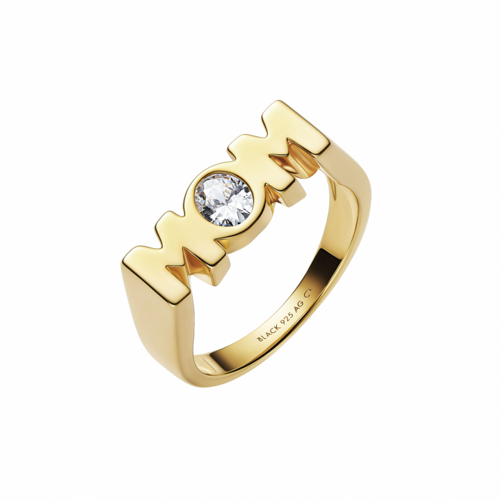 Mom Royal Ring Guld i gruppen Ringar / Guldringar hos SCANDINAVIAN JEWELRY DESIGN (500494YG)