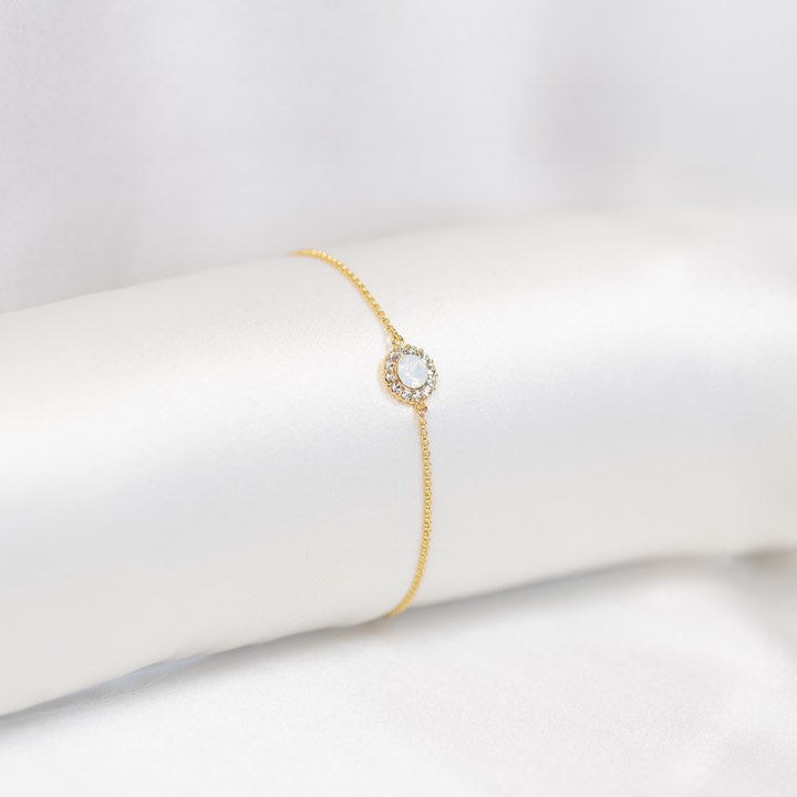 Lily and Rose Celeste armband – Ivory opal