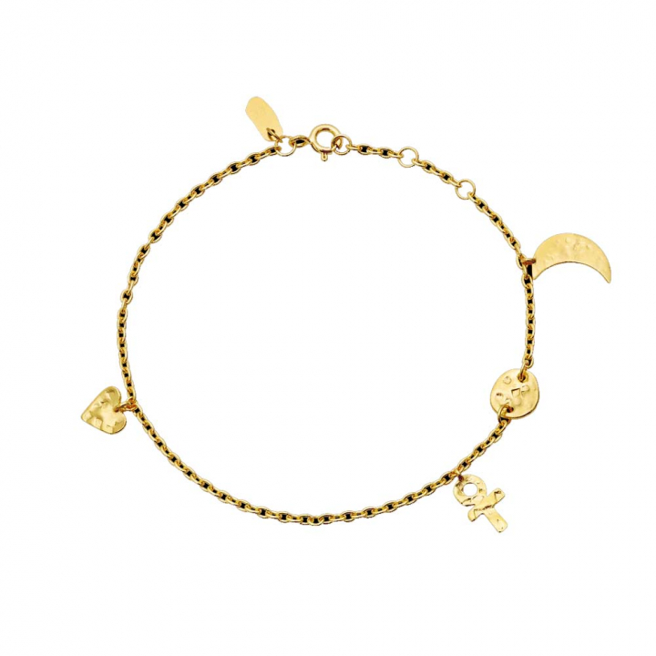 Tullia Armband Guld i gruppen Armband / Guldarmband hos SCANDINAVIAN JEWELRY DESIGN (8612A)