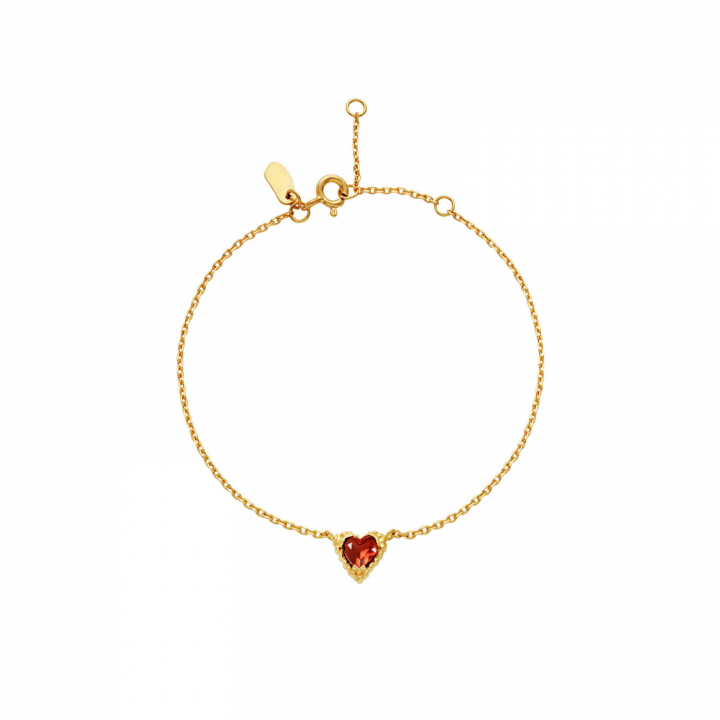 Amore Armband Guld i gruppen Armband / Guldarmband hos SCANDINAVIAN JEWELRY DESIGN (8693A)