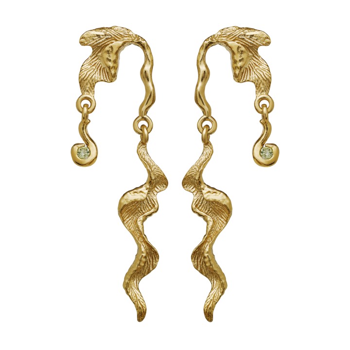 Lida örhänge (guld) i gruppen Örhängen / Guldörhängen hos SCANDINAVIAN JEWELRY DESIGN (9692a)