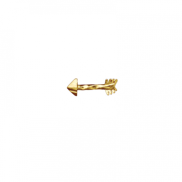 Sagitta Single Earstick Guld i gruppen Örhängen / Guldörhängen hos SCANDINAVIAN JEWELRY DESIGN (9837A)