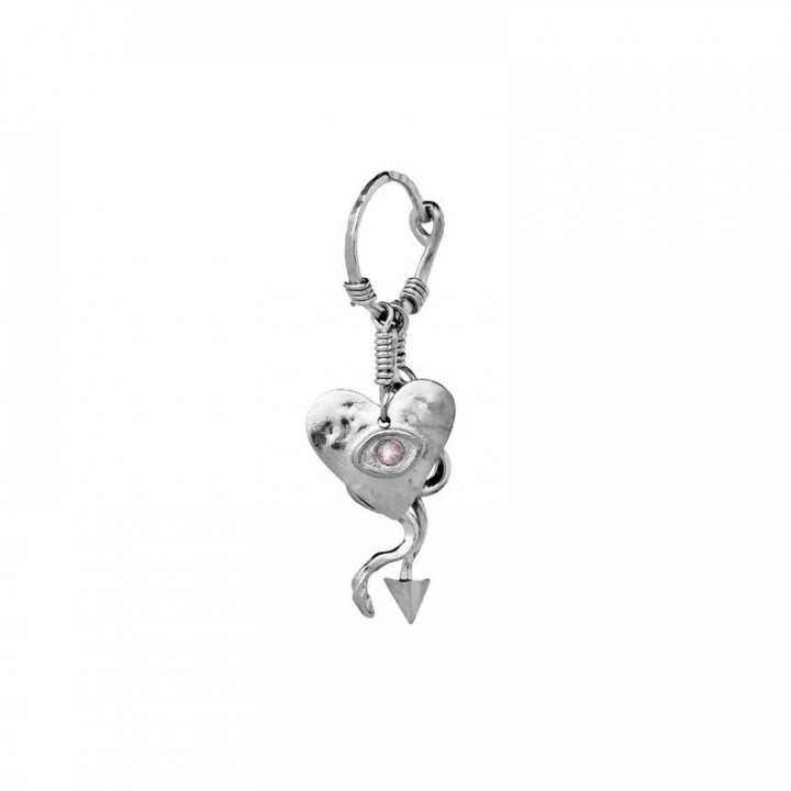 Harmonia Single Örhänge Silver i gruppen Örhängen / Silverörhängen hos SCANDINAVIAN JEWELRY DESIGN (9842C)