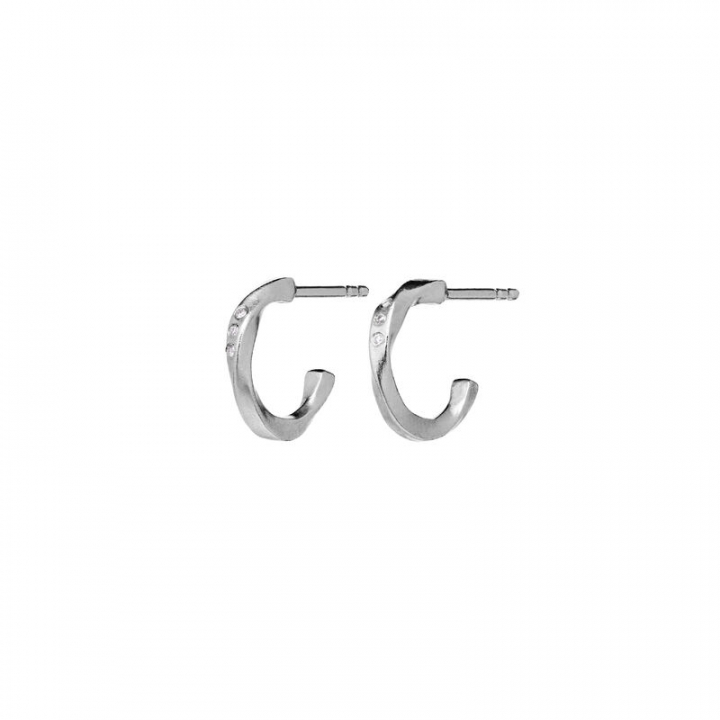 Echo Petite Örhänge Silver i gruppen Örhängen / Silverörhängen hos SCANDINAVIAN JEWELRY DESIGN (9861C)