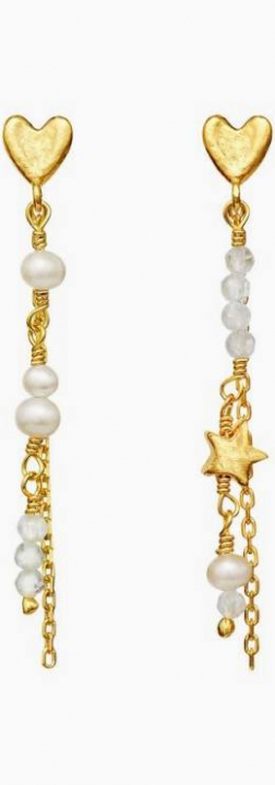 Silma Örhängen Guld i gruppen Örhängen / Pärlörhängen hos SCANDINAVIAN JEWELRY DESIGN (9947A)