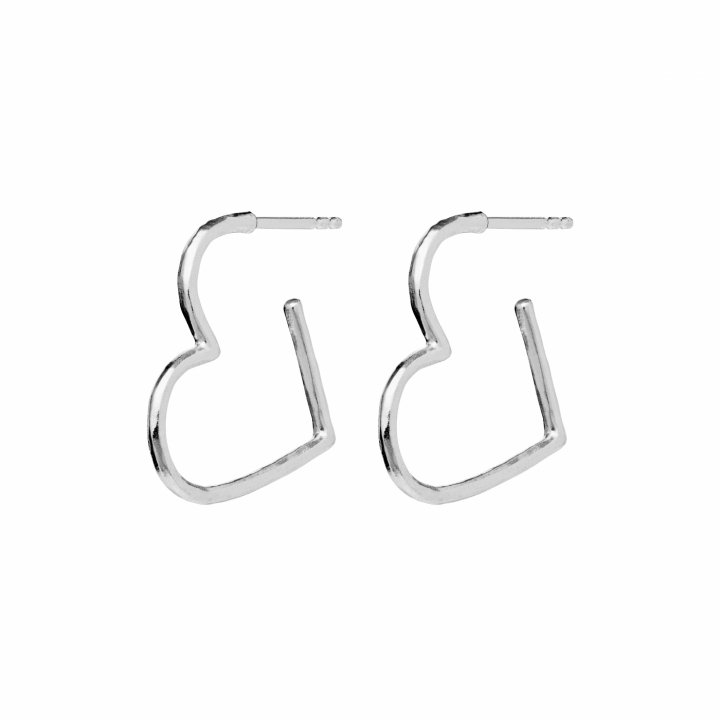 Laia Midi örhängen silver i gruppen Örhängen / Guldörhängen hos SCANDINAVIAN JEWELRY DESIGN (9962C)