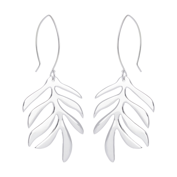 Autumn Leaf Örhänge Silver i gruppen Örhängen / Silverörhängen hos SCANDINAVIAN JEWELRY DESIGN (ALF-E1L000-S)