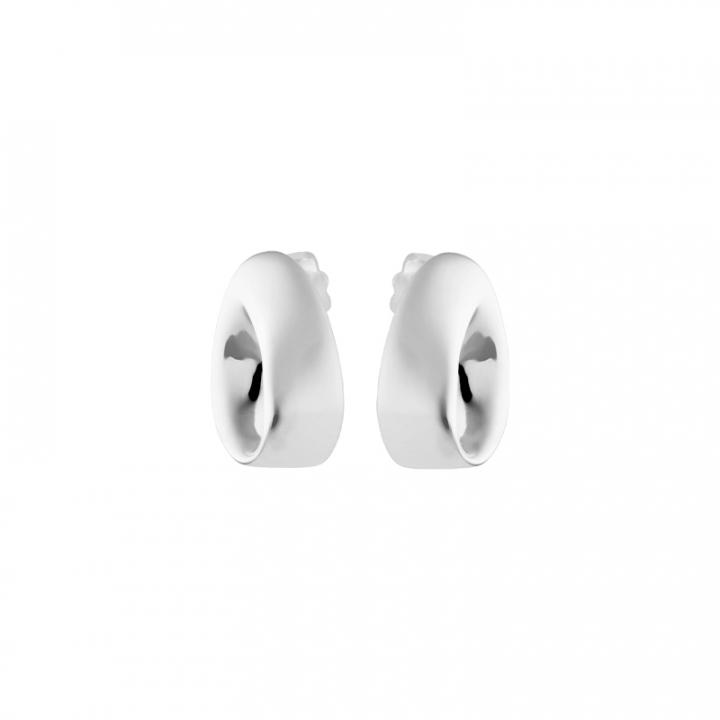 DRAKENBERG SJÖLIN Aqua swirl small studs Silver