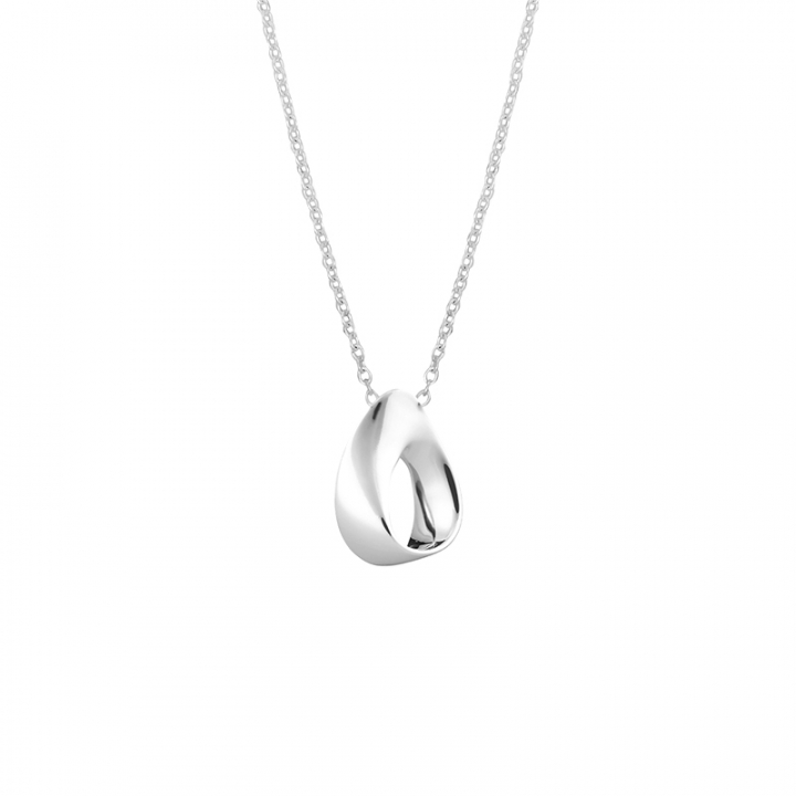 DRAKENBERG SJÖLIN Aqua swirl small Halsband Silver