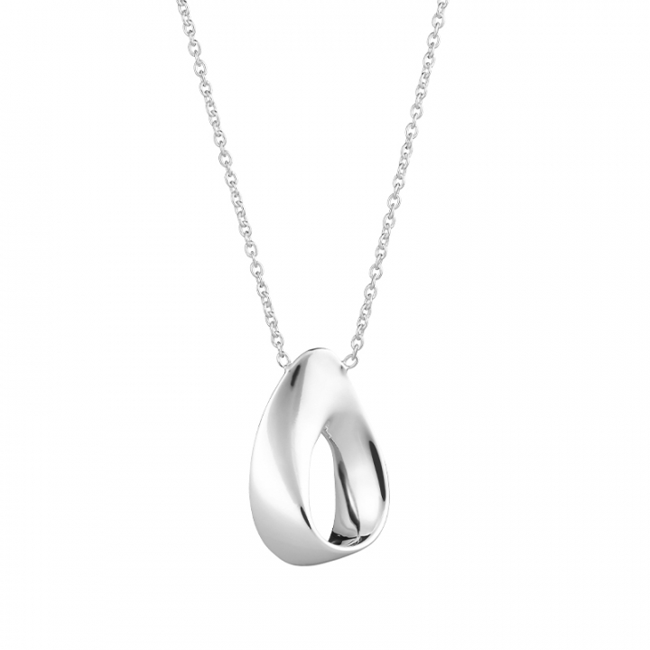 DRAKENBERG SJÖLIN Aqua swirl Halsband Silver