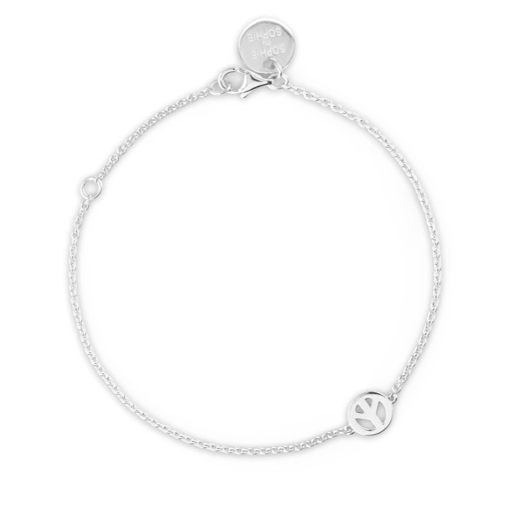 SOPHIE by SOPHIE Peace Symbol Armband (silver)