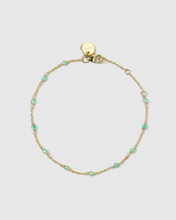 Santa Monica Armband Guld i gruppen Armband / Guldarmband hos SCANDINAVIAN JEWELRY DESIGN (BG1253GO)