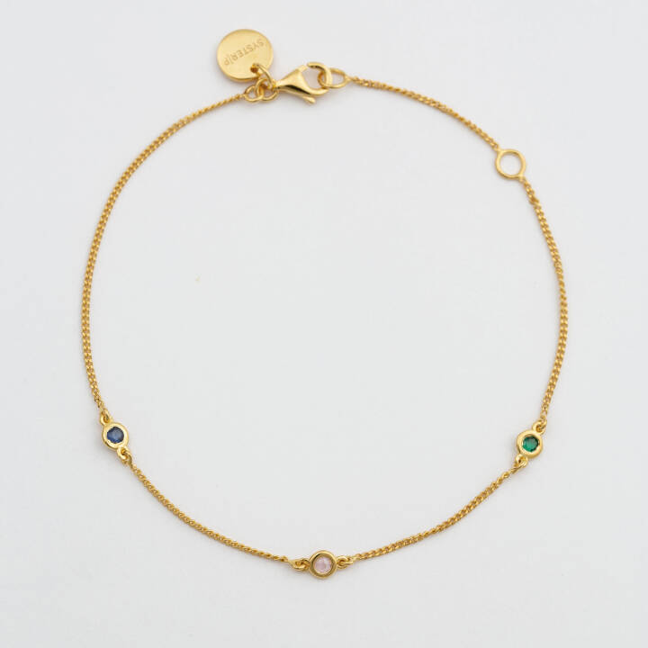 Treasure Shimmer Bracelet Gold i gruppen Armband / Guldarmband hos SCANDINAVIAN JEWELRY DESIGN (BG1257MU)