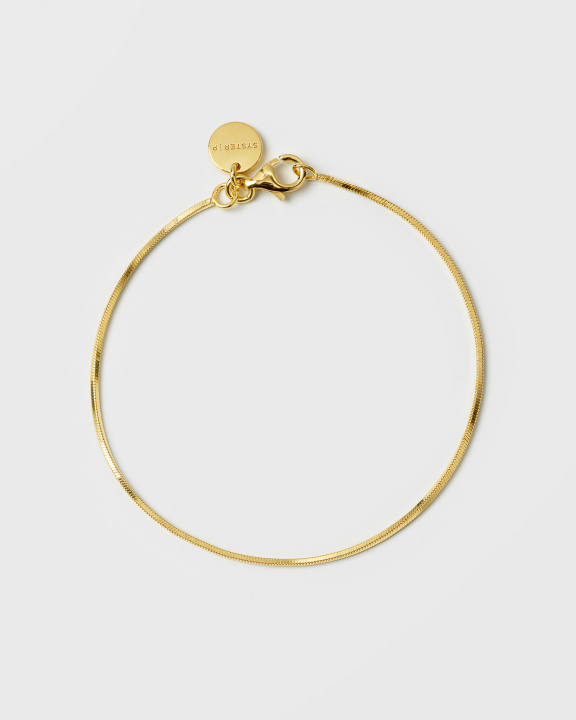 SYSTER P Sheer Mirror Armband Guld