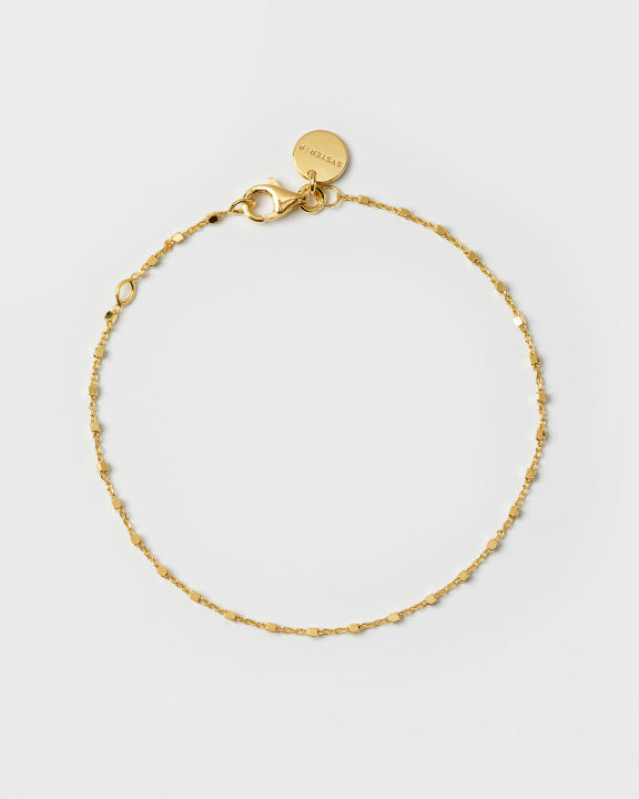 SYSTER P Sheer Station Armband Guld