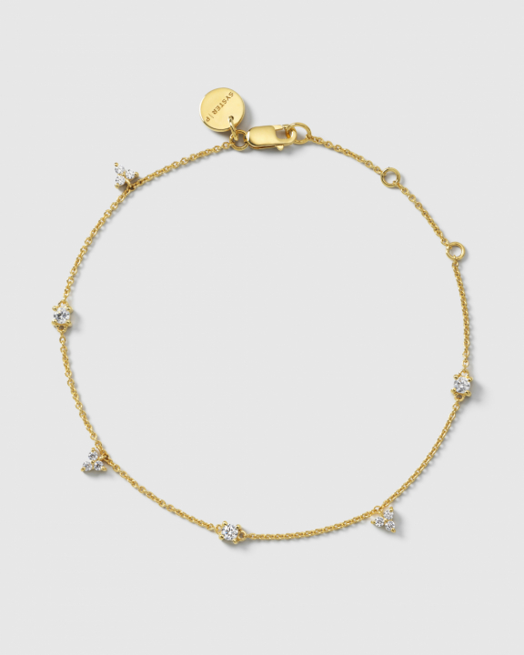 Celestia Armband Guld i gruppen Armband / Guldarmband hos SCANDINAVIAN JEWELRY DESIGN (BG1287)
