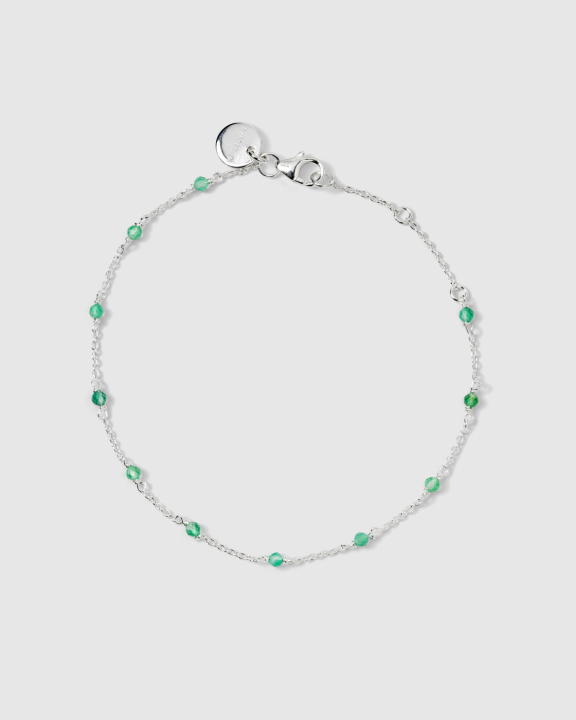 Santa Monica Armband Silver i gruppen Armband / Silverarmband hos SCANDINAVIAN JEWELRY DESIGN (BS1253GO)