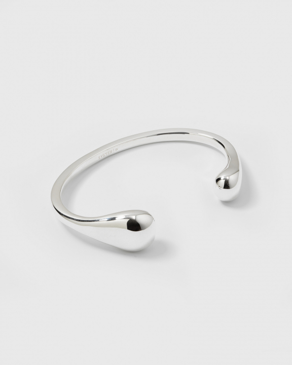 SYSTER P Bolded Drops Bangle Silver