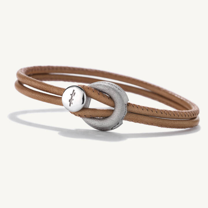 Changes Petite Leather Cognac i gruppen Herrsmycken hos SCANDINAVIAN JEWELRY DESIGN (CHAP-LEA316HU-COLE)