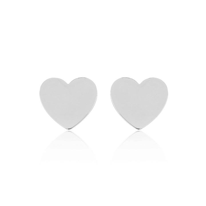 Heart Mini Studs örhänge (silver) i gruppen Örhängen / Silverörhängen hos SCANDINAVIAN JEWELRY DESIGN (E1451RHS0-OS)