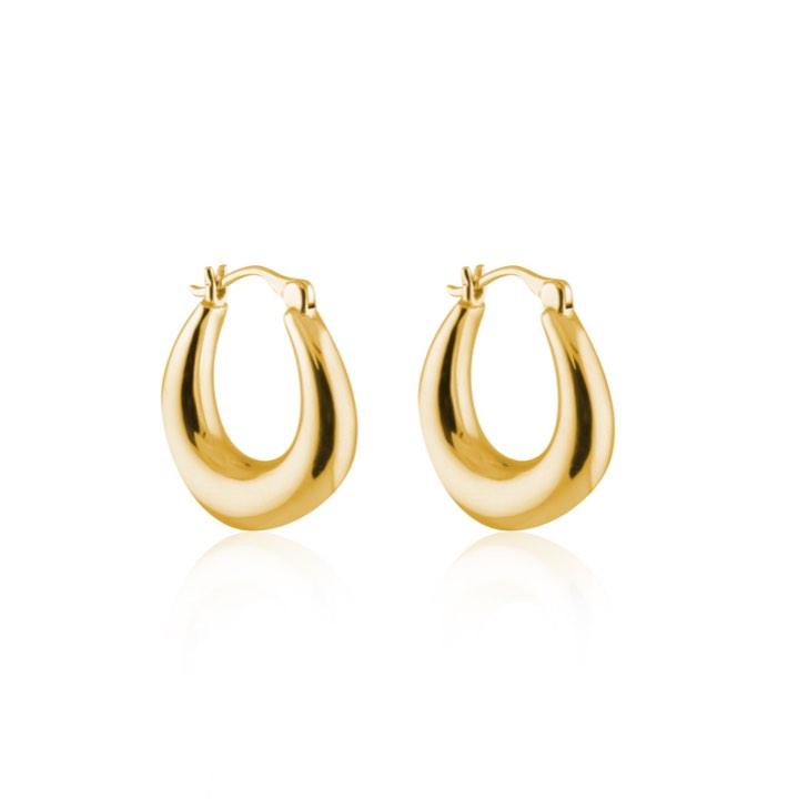 SOPHIE by SOPHIE Bold Hoops örhänge Small (guld)