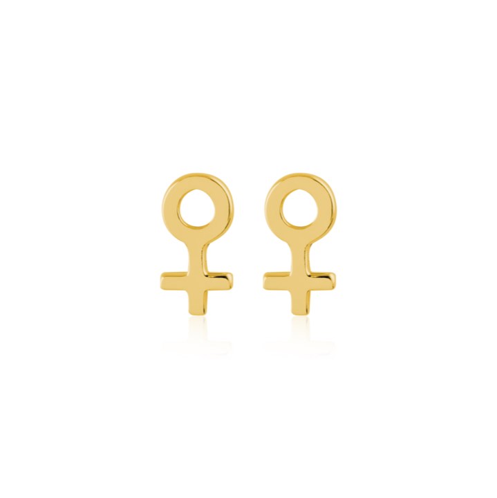 SOPHIE by SOPHIE Woman Symbol Studs örhänge (guld)