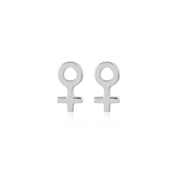 SOPHIE by SOPHIE Woman Symbol Studs örhänge (silver)