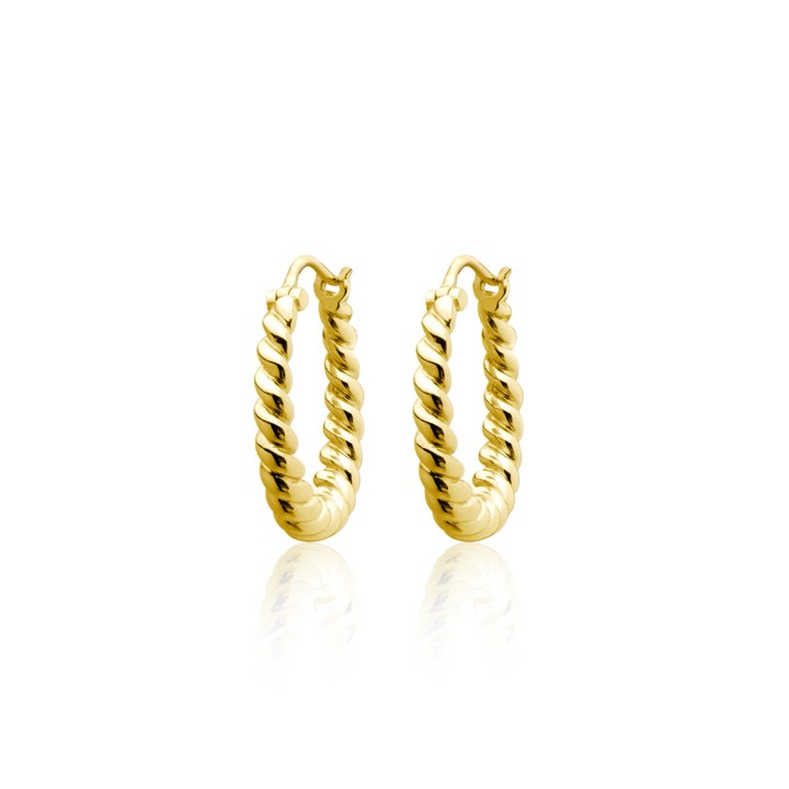 SOPHIE by SOPHIE Twisted Mini Hoops örhänge (guld)