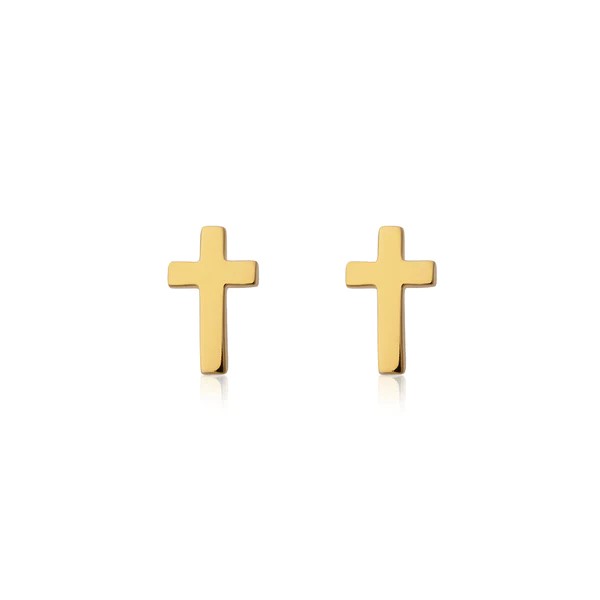 SOPHIE by SOPHIE Cross studs Guld