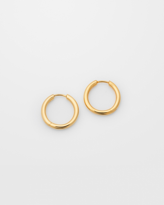 SYSTER P Beloved Fat Big Hoops Gold