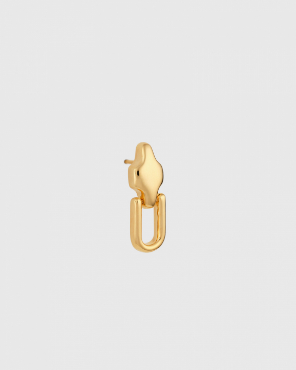 Marion Single Earring Gold i gruppen Örhängen / Guldörhängen hos SCANDINAVIAN JEWELRY DESIGN (EG1261)