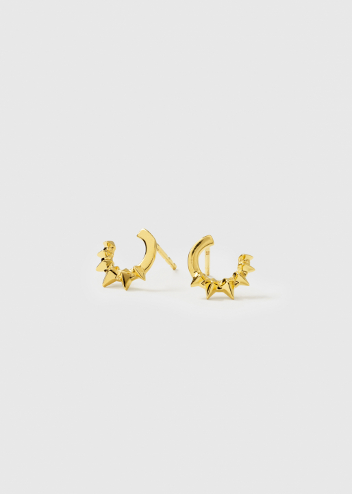 SYSTER P Uma Circle Earrings Gold