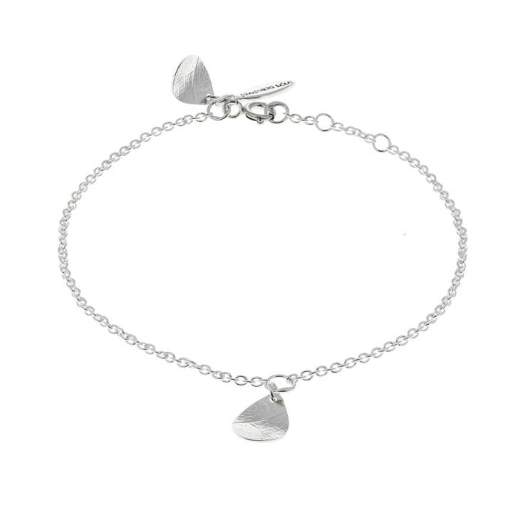 DRAKENBERG SJÖLIN Leaf drop armband silver