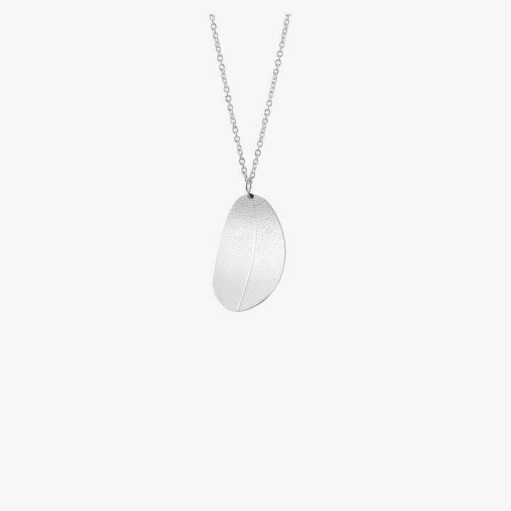 DRAKENBERG SJÖLIN Leaf short halsband silver