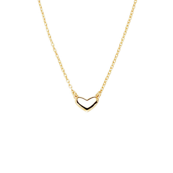 Loving heart medium single halsband guld