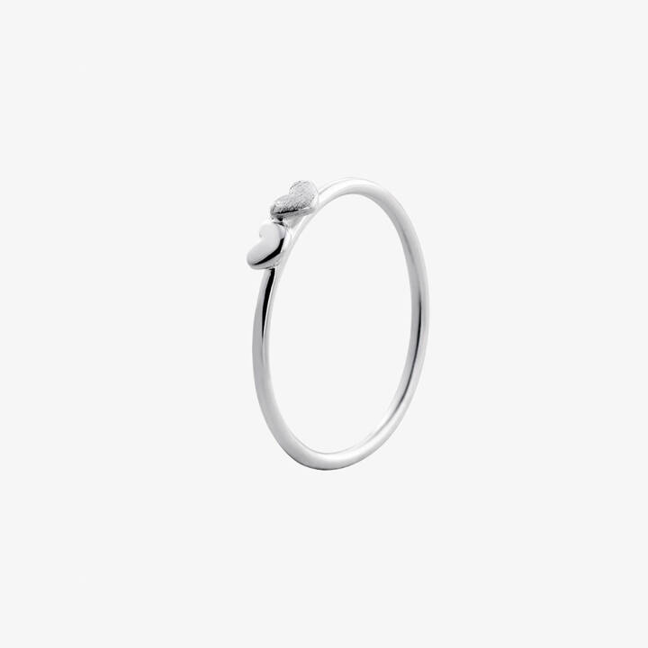 DRAKENBERG SJÖLIN Loving heart ring silver