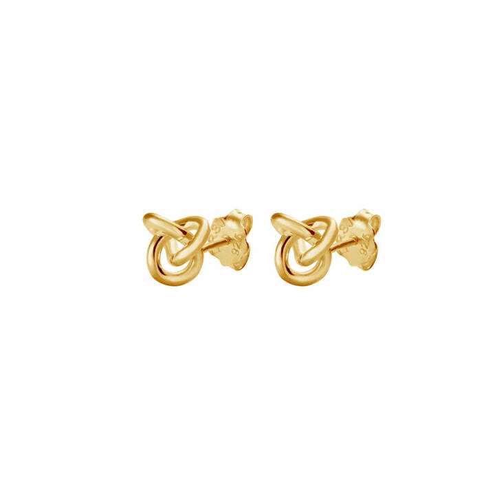 Le knot drop örhänge guld i gruppen Örhängen / Guldörhängen hos SCANDINAVIAN JEWELRY DESIGN (LKT-E10000-G)