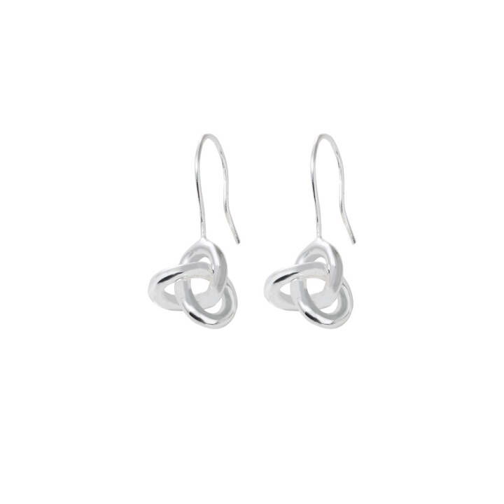 DRAKENBERG SJÖLIN Le knot earrrings short silver