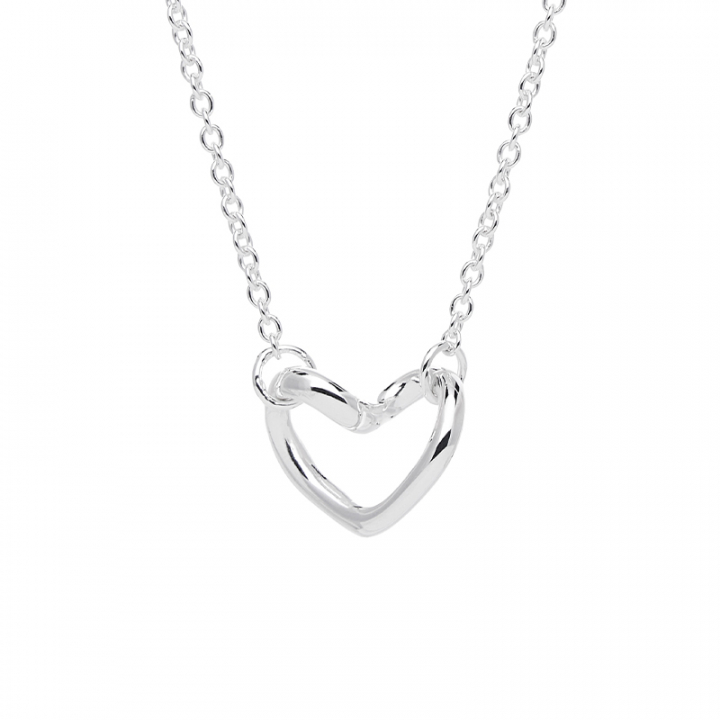 Love Vibe Halsband Silver i gruppen Halsband / Silverhalsband hos SCANDINAVIAN JEWELRY DESIGN (LVE-N14M452-S)