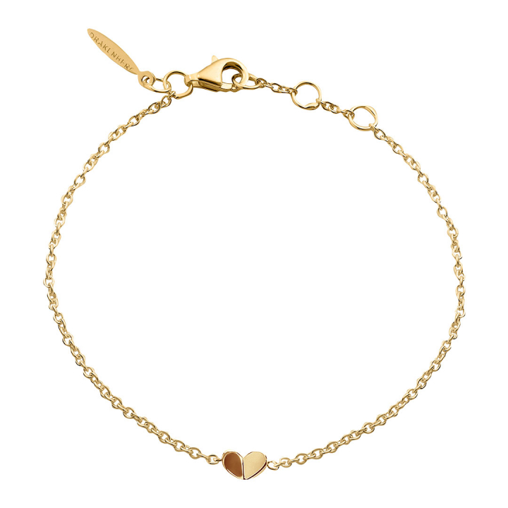 Mi Amor Armband Guld i gruppen Armband / Guldarmband hos SCANDINAVIAN JEWELRY DESIGN (MAR-B1M181-G)