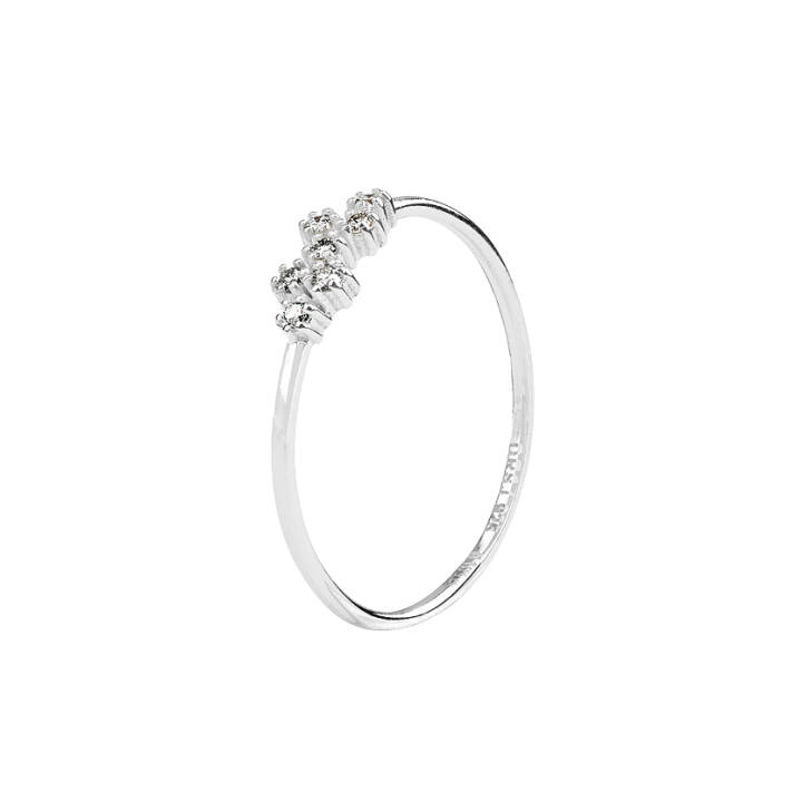 DRAKENBERG SJÖLIN Milky Way drop ring silver